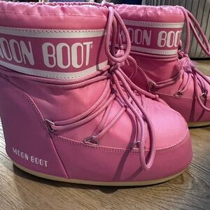 Moon Boot Pink Women's Insulated Snow Boots size 7-8.5 NWOT